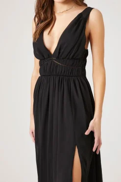 Chiffon Sleeveless Midi Dress