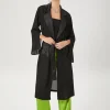Chiffon Tie-Front Kimono