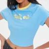 Chill Out Graphic Cropped Tee