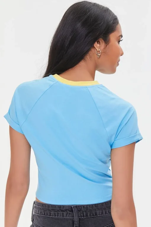 Chill Out Graphic Cropped Tee