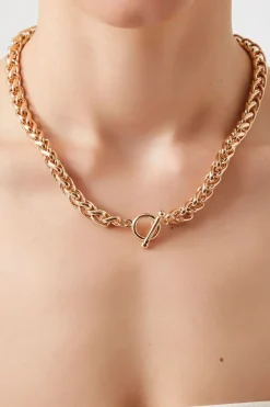 Chunky Chain Toggle Necklace