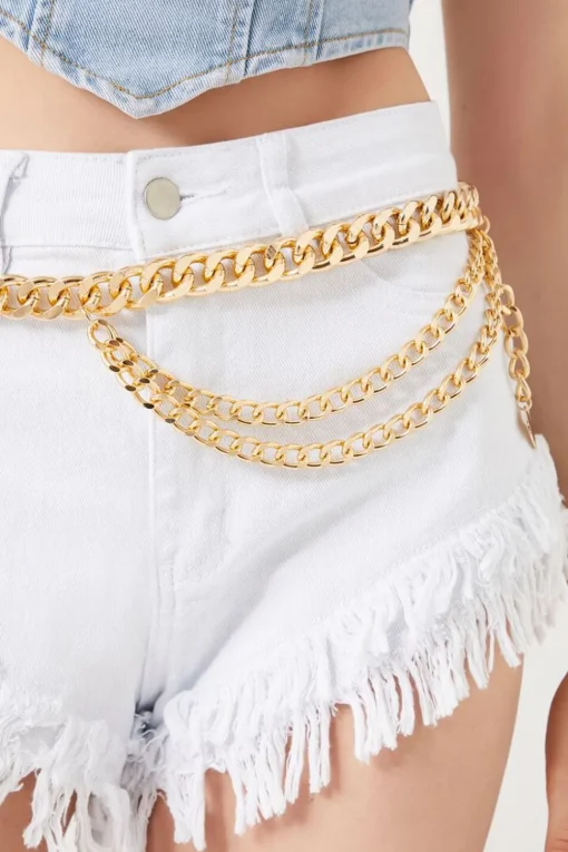 Chunky Curb Chain Hip Belt