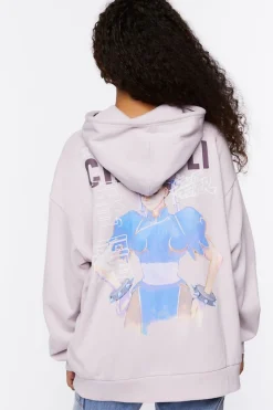 Chun-Li Graphic Zip-Up Hoodie