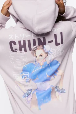 Chun-Li Graphic Zip-Up Hoodie