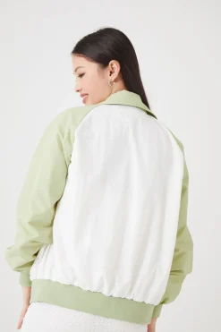 Colorblock Bomber Jacket