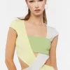 Colorblock Cutout Bodysuit