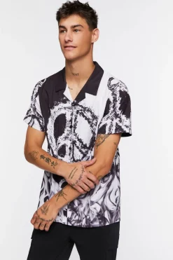 Colorblock Peace Sign Shirt