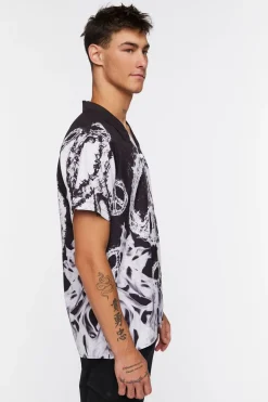 Colorblock Peace Sign Shirt