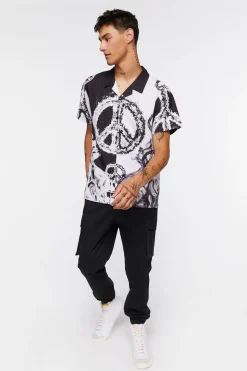 Colorblock Peace Sign Shirt