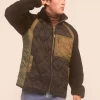 Colorblock Quilted Bomber Jacket