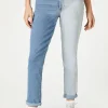 Colorblock Skinny Jeans