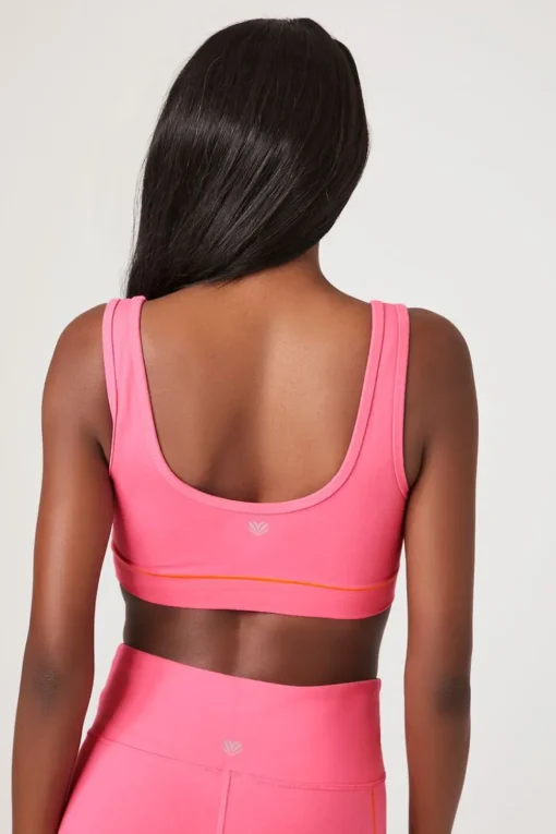Contrast-Seam Sports Bra