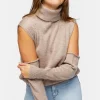 Convertible Open-Shoulder Sweater