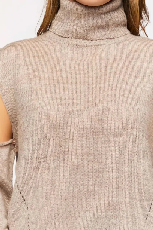 Convertible Open-Shoulder Sweater