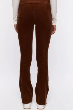 Corduroy Belted Flare Pants