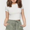 Corduroy Drawstring Bermuda Shorts
