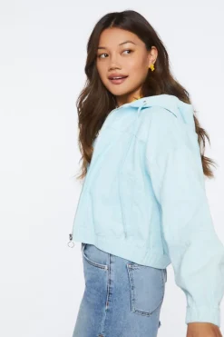 Corduroy Hooded Jacket