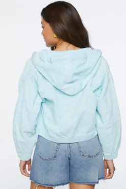 Corduroy Hooded Jacket