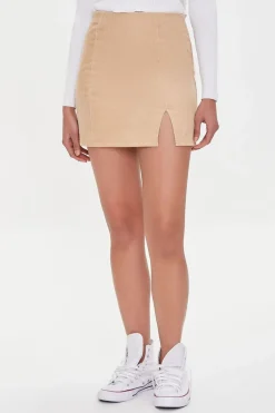 Corduroy Mini Skirt