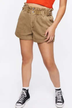 Corduroy Paperbag Shorts