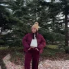 Corduroy Wide-Leg Pants