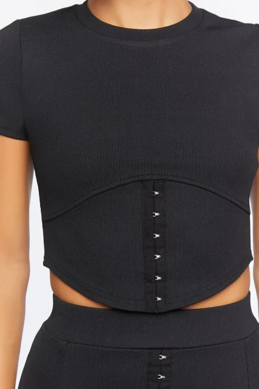 Corset Crop Top & Mini Skirt Set