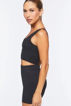 Corset Crop Top & Shorts Set