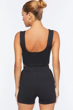 Corset Crop Top & Shorts Set