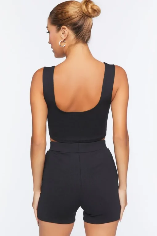 Corset Crop Top & Shorts Set