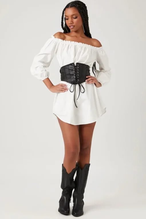 Corset Off-The-Shoulder Dress