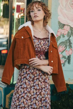 Cotton Faux Shearling Jacket