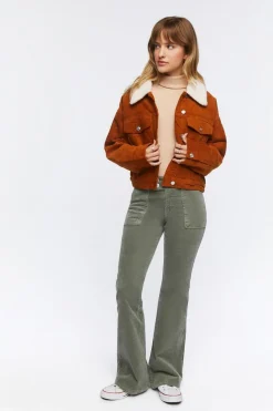 Cotton Faux Shearling Jacket