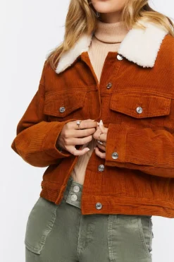 Cotton Faux Shearling Jacket