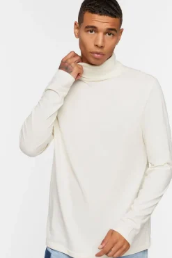 Cotton Turtleneck Top