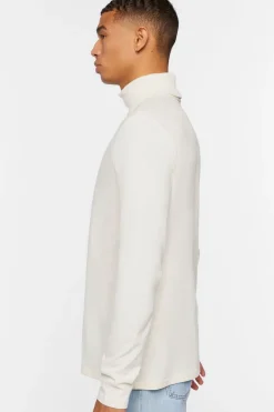 Cotton Turtleneck Top