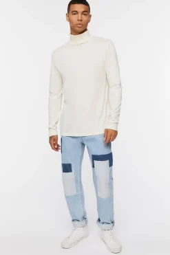 Cotton Turtleneck Top
