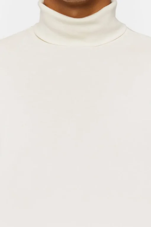 Cotton Turtleneck Top