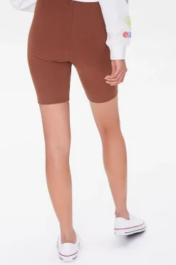 Cotton-Blend Biker Shorts