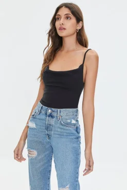 Cowl Neck Cami Bodysuit