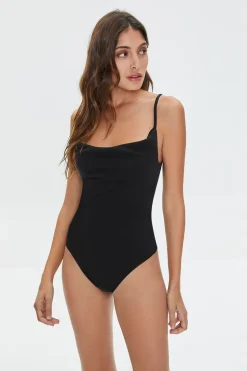 Cowl Neck Cami Bodysuit