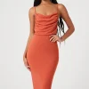 Cowl Neck Cami Slip Dress