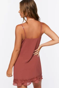 Cowl Neck Mini Dress