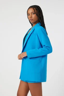 Crepe Blazer & Mini Skirt Set