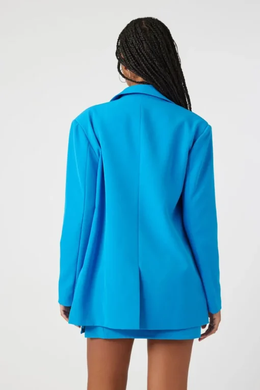 Crepe Blazer & Mini Skirt Set