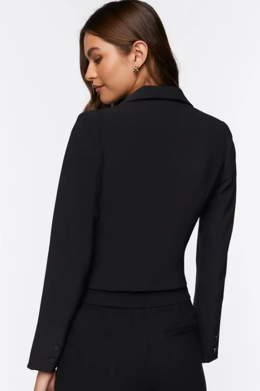 Crepe Blazer Bodysuit