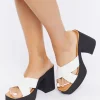 Crisscross Chunky Heels