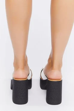 Crisscross Chunky Heels
