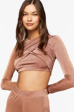 Crisscross Crop Top & Pant Set