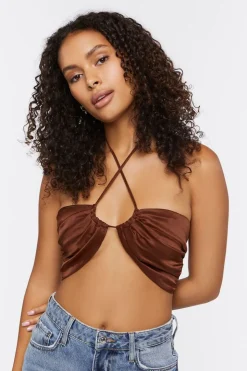 Crisscross Halter Bralette