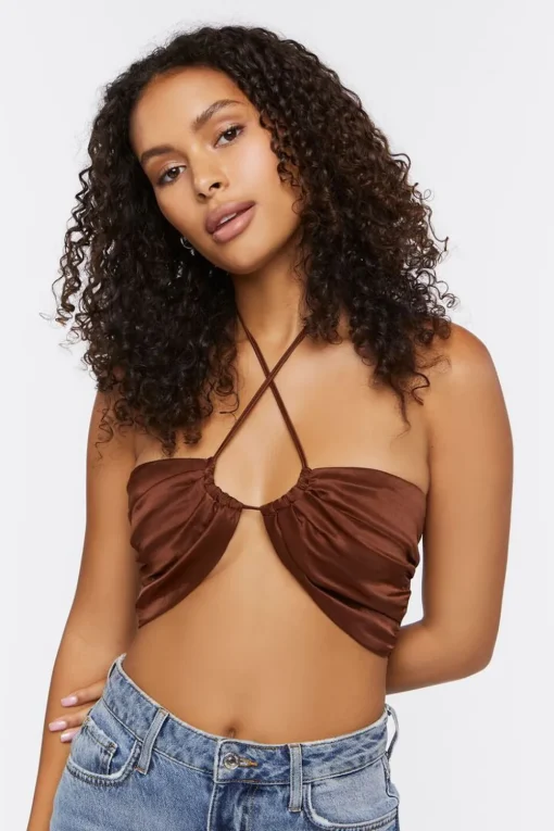 Crisscross Halter Bralette